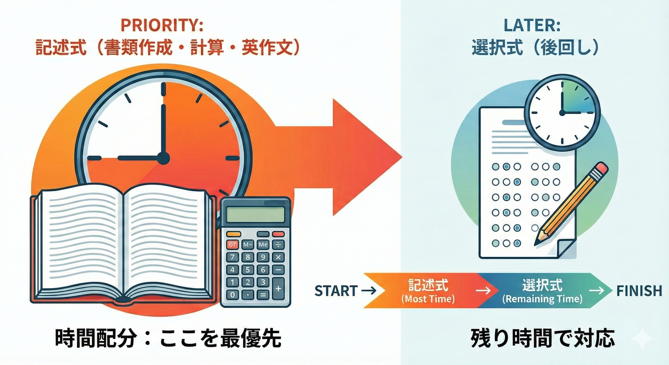 試験当日のイメージ